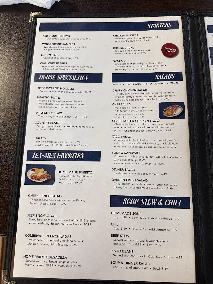 Woodbridge Restaurant Menu - Image 2