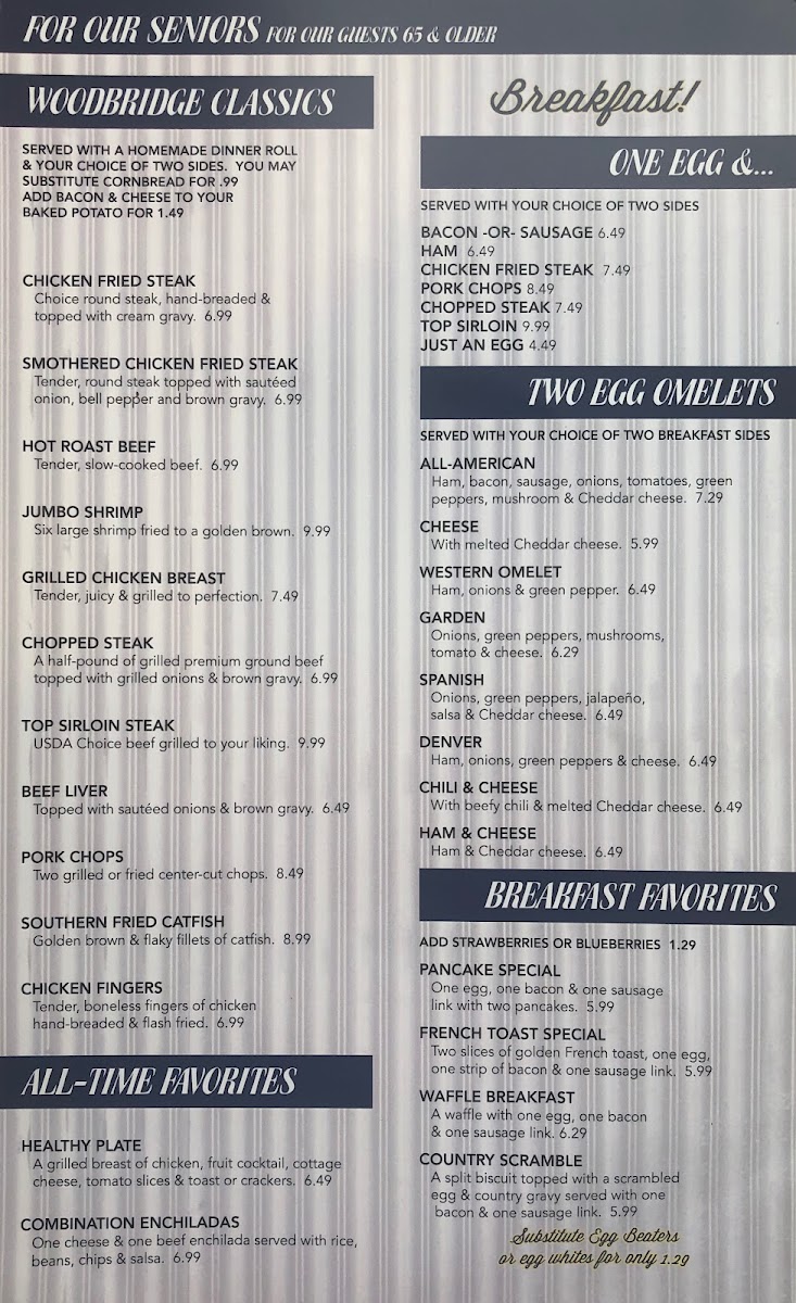 Woodbridge Restaurant Menu - Image 6